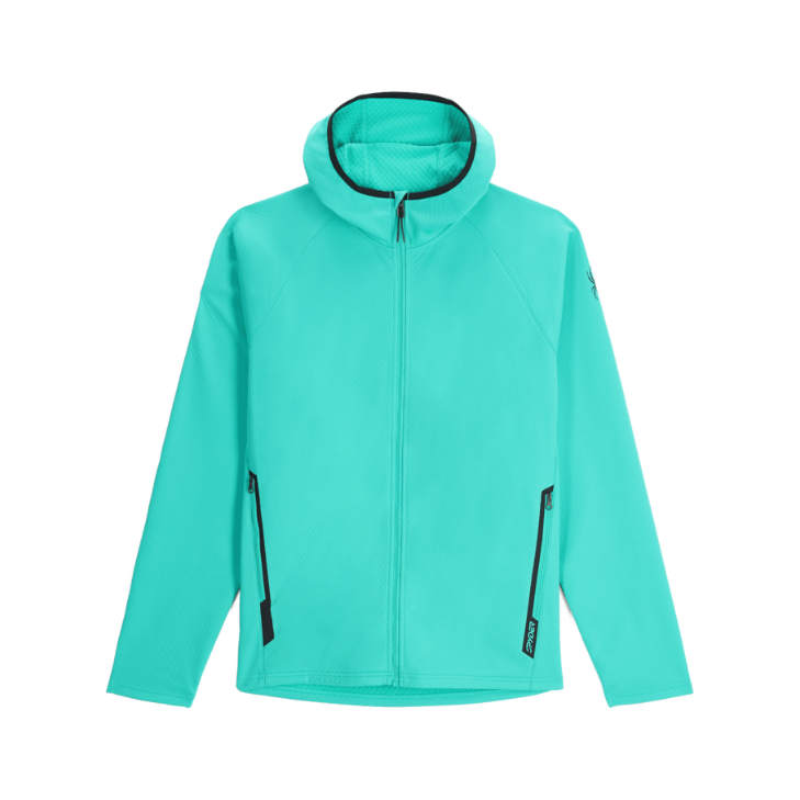 Spyder M Gridweb Shell Fleece Hoodie