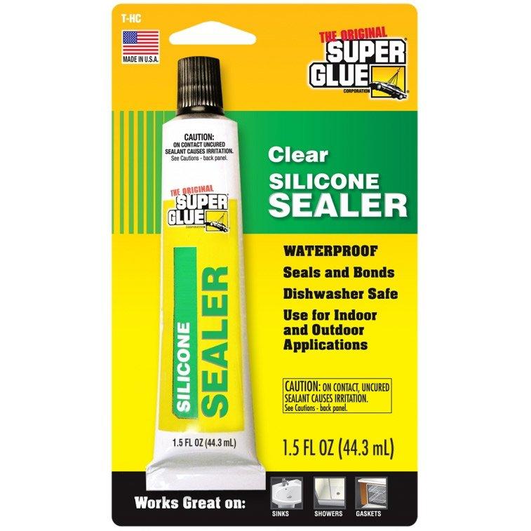 Super Glue - Silicone Sealer, 1.5oz Tube