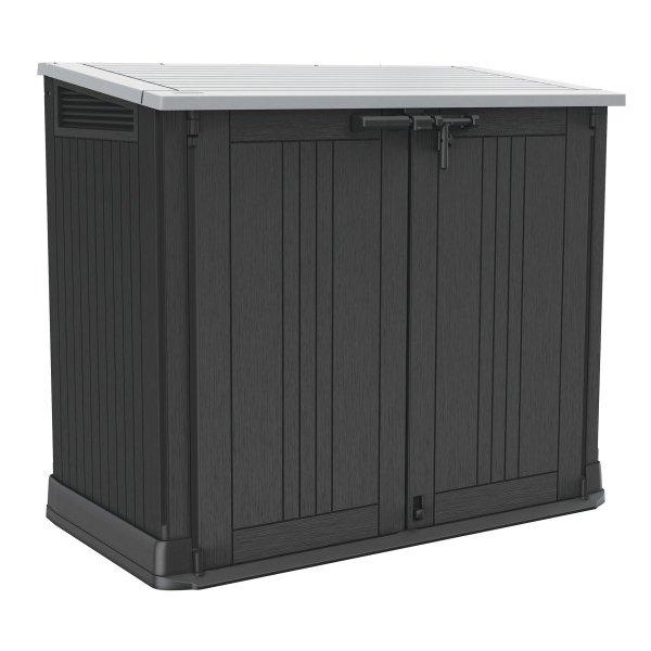 Keter - Store-It-Prime Resin Storage Shed, Black