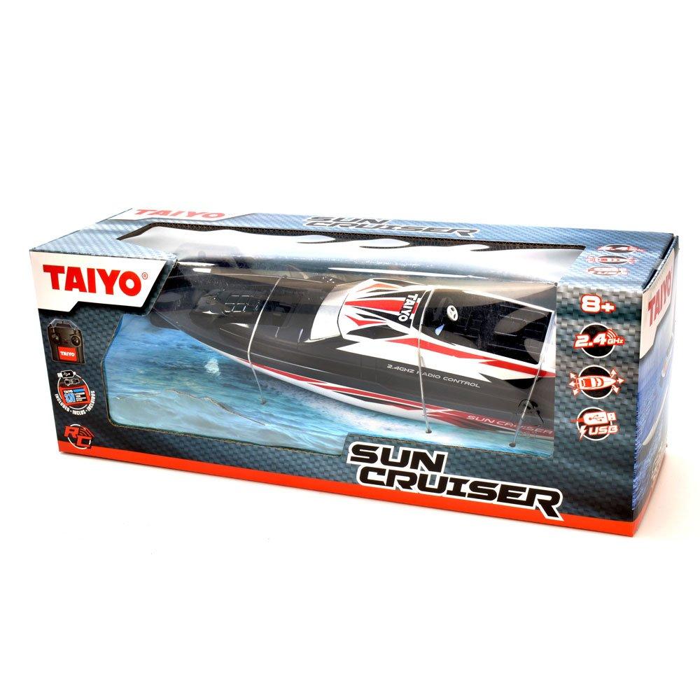 Sun Cruiser Remote Control Boat, Black