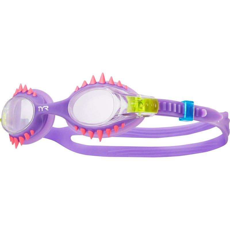 Tyr Sport - Swimple Spikes Goggles, Clear Purple