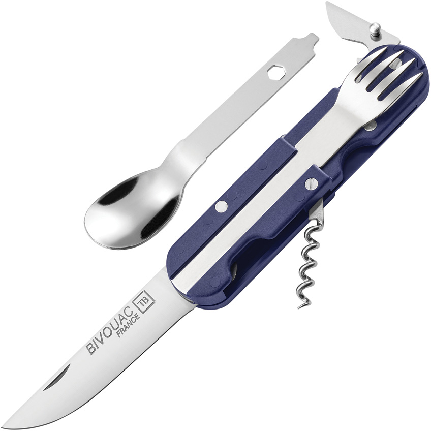 TB Outdoor Bivouac Multi Function Pocket Knife Blue - TBO135