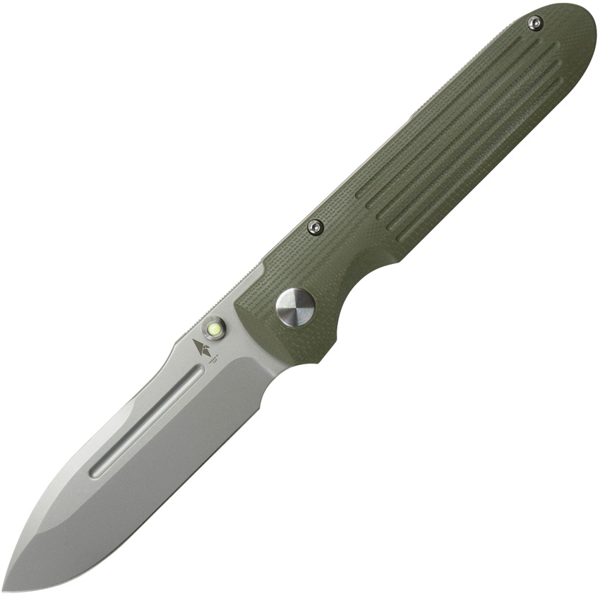 Terrain 365 Invictus AT Framelock Pocket Knife OD Green - TER10505