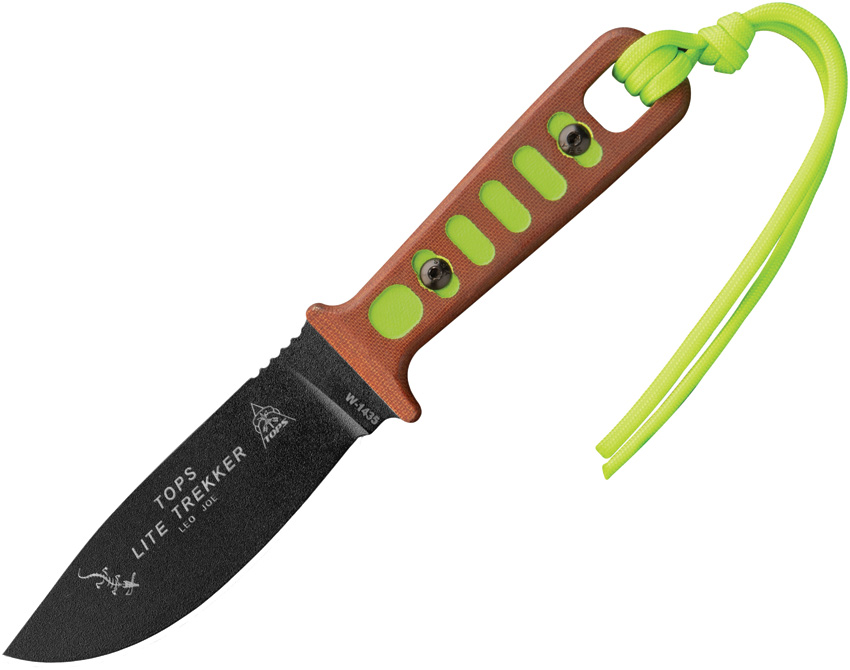TOPS Lite Trekker Survival Knife Green - TPTLTSG