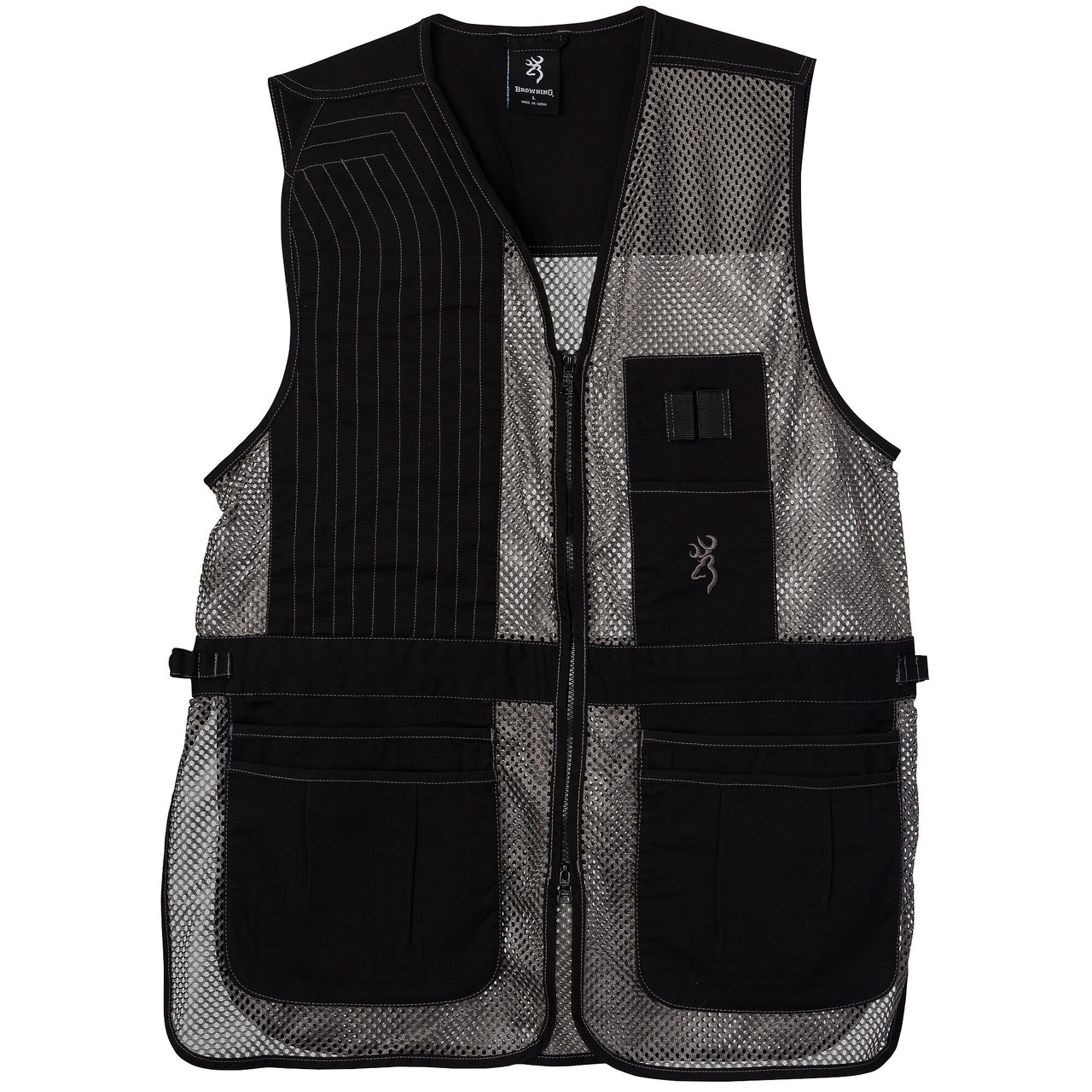 Browning Men's Black/Grey Trapper Creek Mesh Shooting Vest