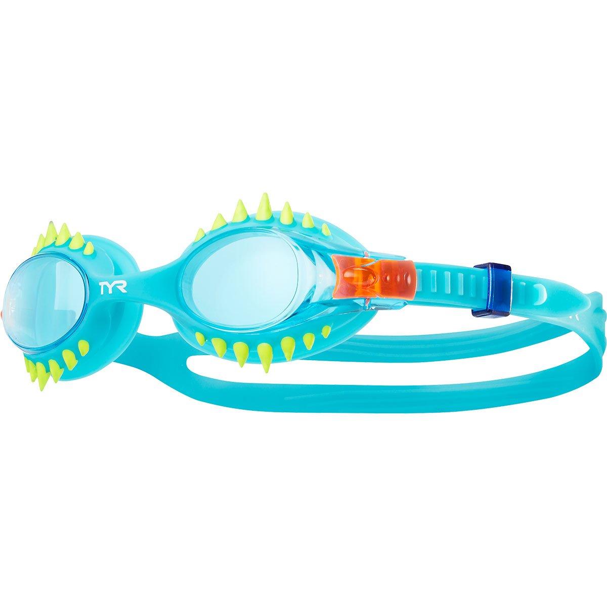 TYR - Swimple Spikes Kids Swim Goggles - Blue/Turquoise