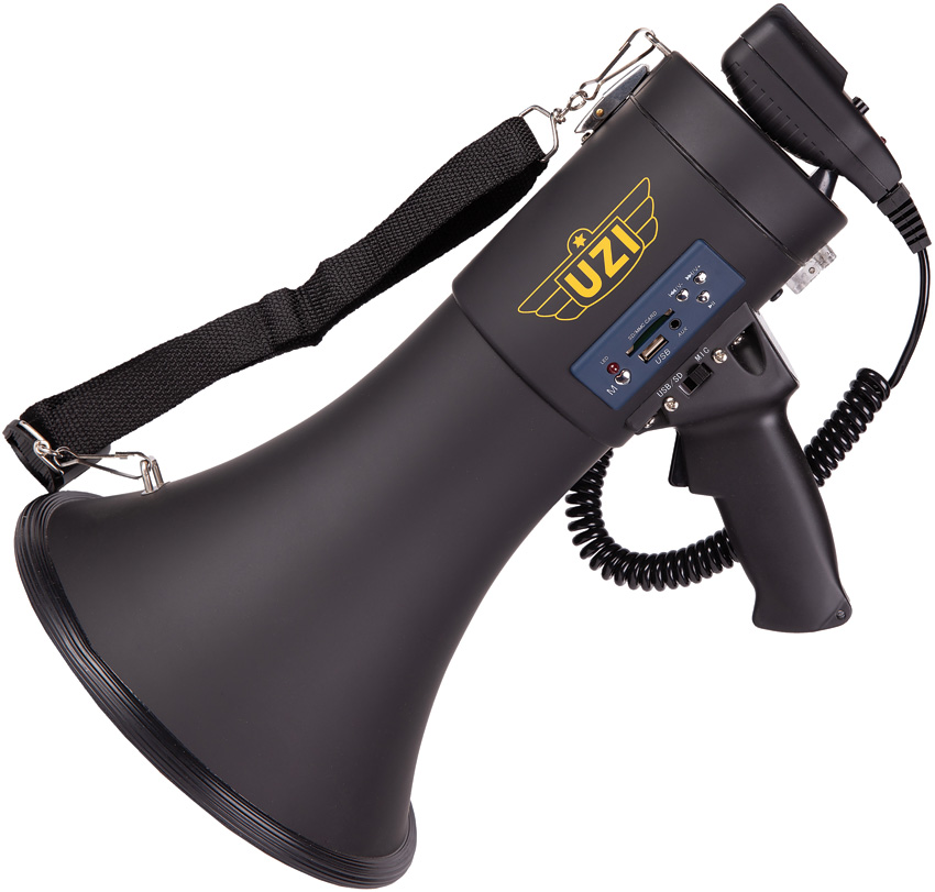 Uzi Megaphone with Siren - UZIMPPRO