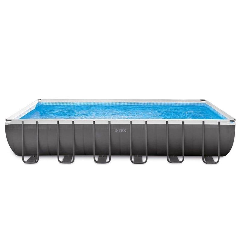 Intex - Ultra Frame 12' x 24' Rectangle Metal Frame Above Ground Pool Package