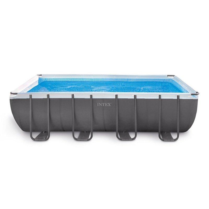 Intex - Ultra Frame 9' x 18' Rectangle Metal Frame Above Ground Pool Package