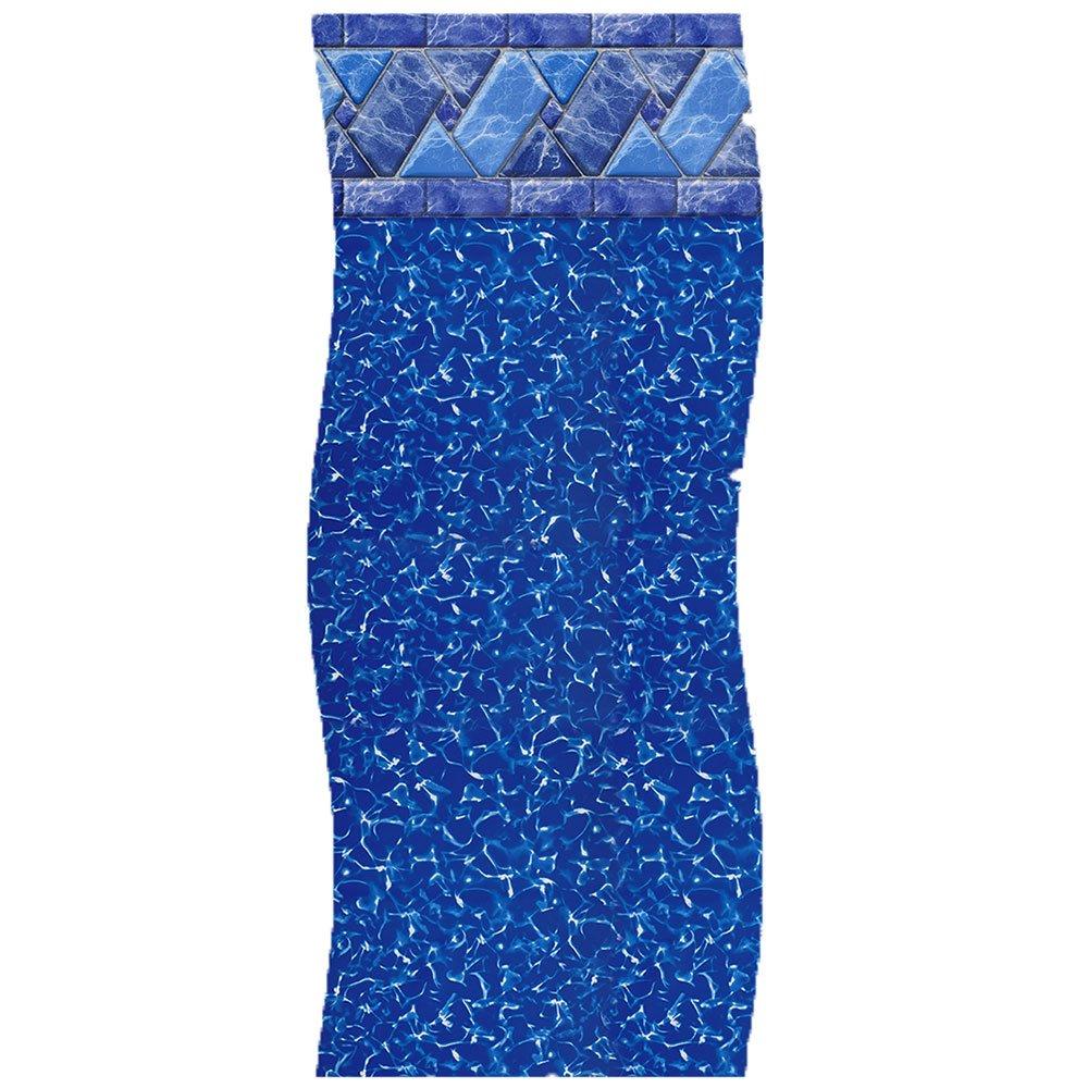 Swimline - Unibead 15' x 30' Oval 52 in. Depth Riverstone Above Ground Pool Liner, 20 Mil