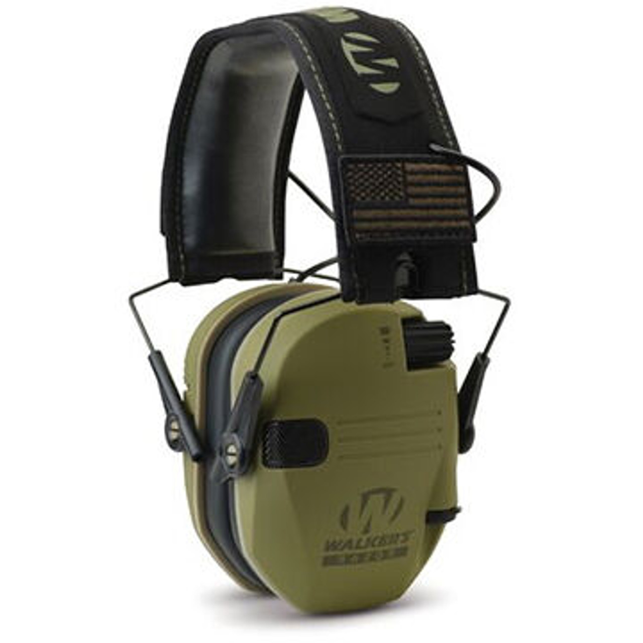 Walker's Patriot Series Razor Slim Shooter Electronic Folding Earmuff