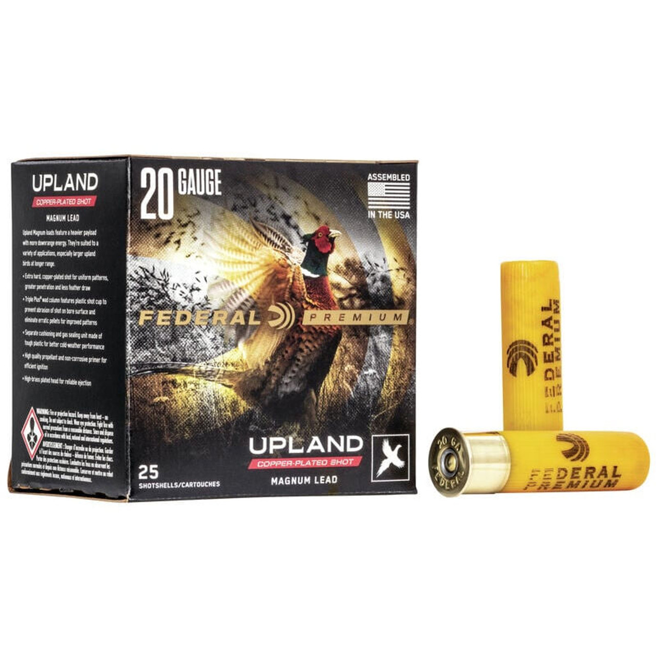 Federal Premium Upland Magnum 20 GA 1-1/4 oz. #6 Shotshell Ammo (25)