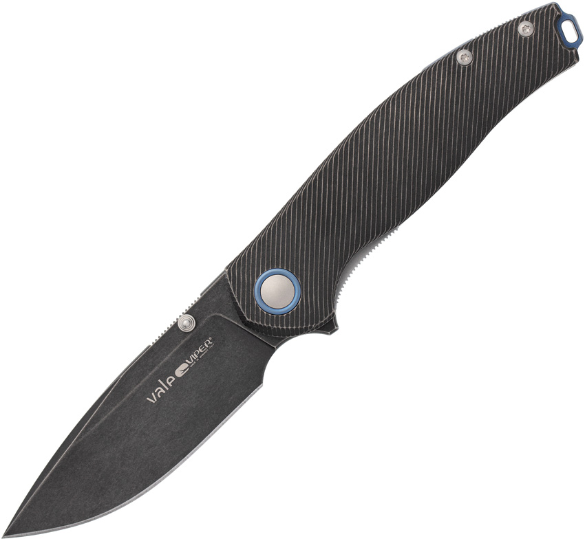 Viper Vale Linerlock Pocket Knife Titanium - V6007DTBL
