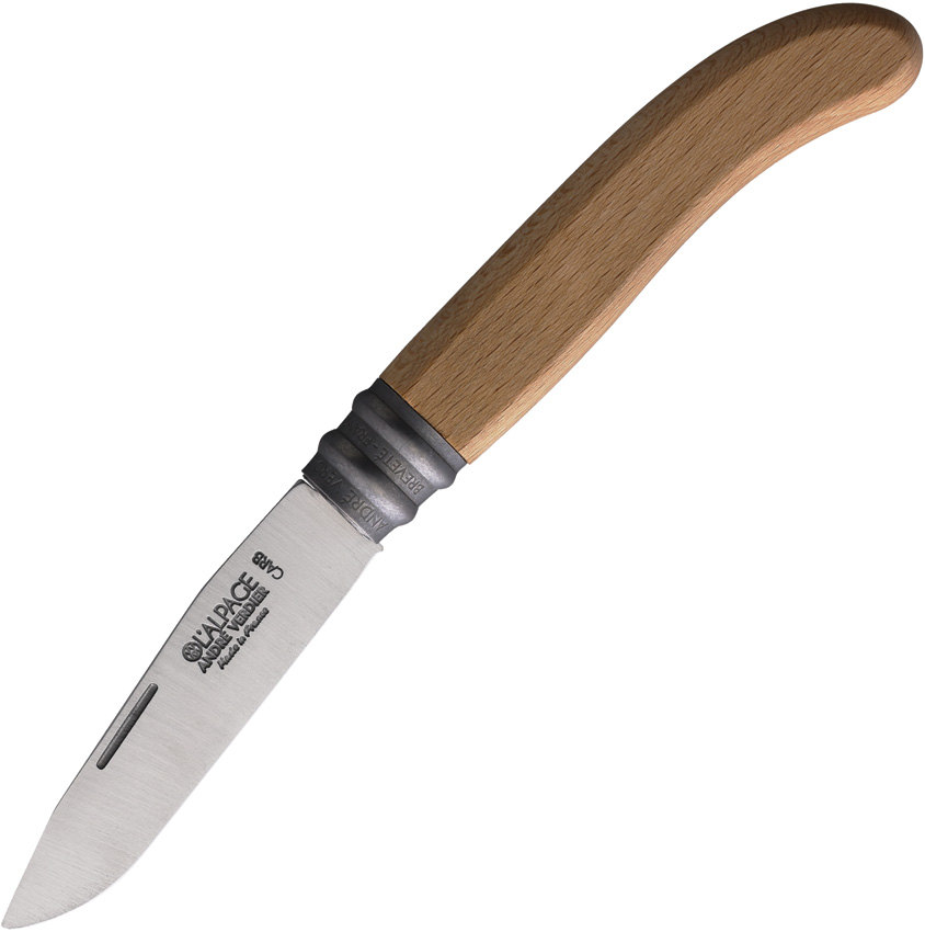 Andre Verdier L'ALPAGE 8.5 Folding Pocket Knife Beech - VERC3681317
