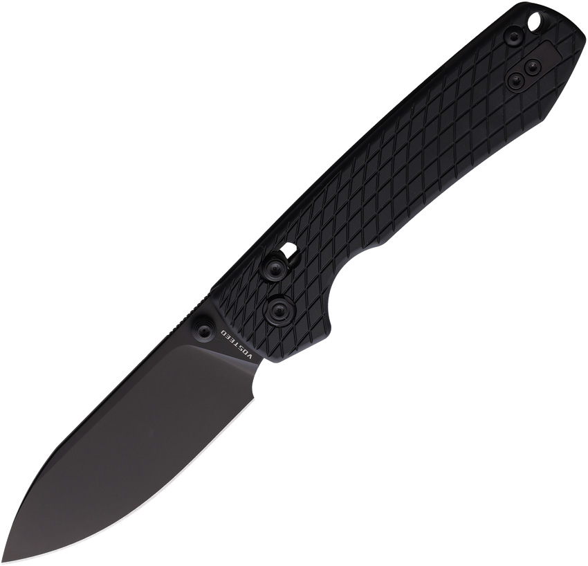 Vosteed Raccoon Crossbar Lock Pocket Knife Black - VOSA0510