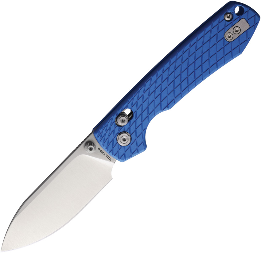 Vosteed Raccoon Crossbar Lock Pocket Knife Blue - VOSA0512