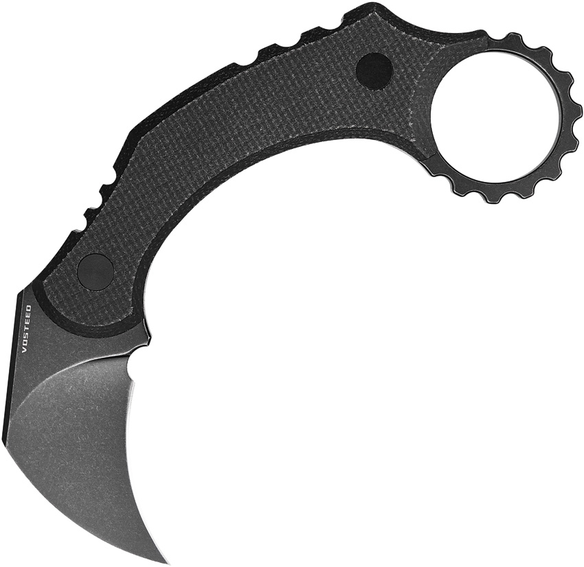 Vosteed Dirty Girl Fixed Blade Knife Black - VOSD0202