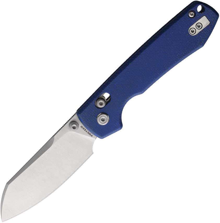 Vosteed Raccoon Crossbar Lock Pocket Knife Blue - VOSRCCVTM1