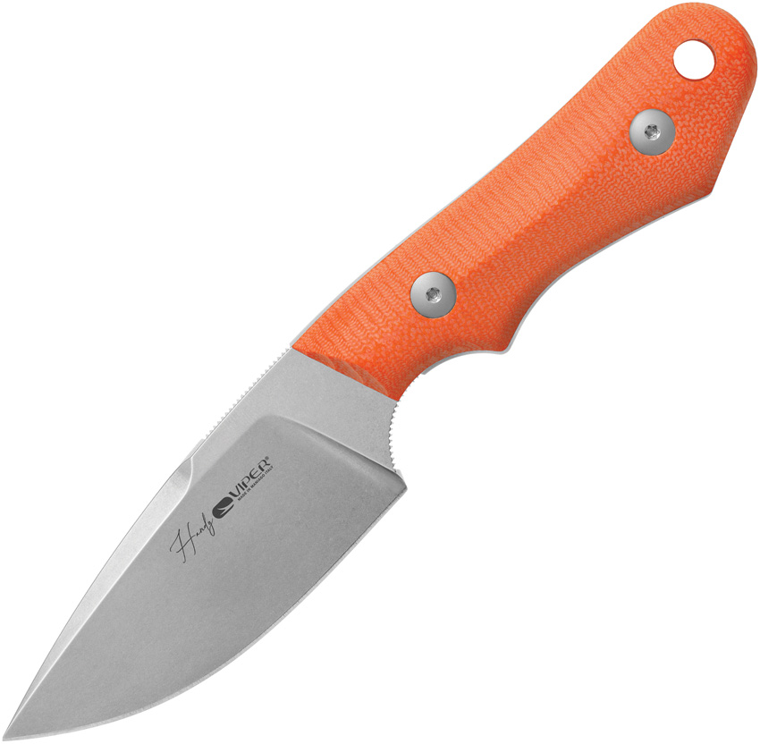 Viper Handy Fixed Blade Knife Orange G10 - VT4040GO