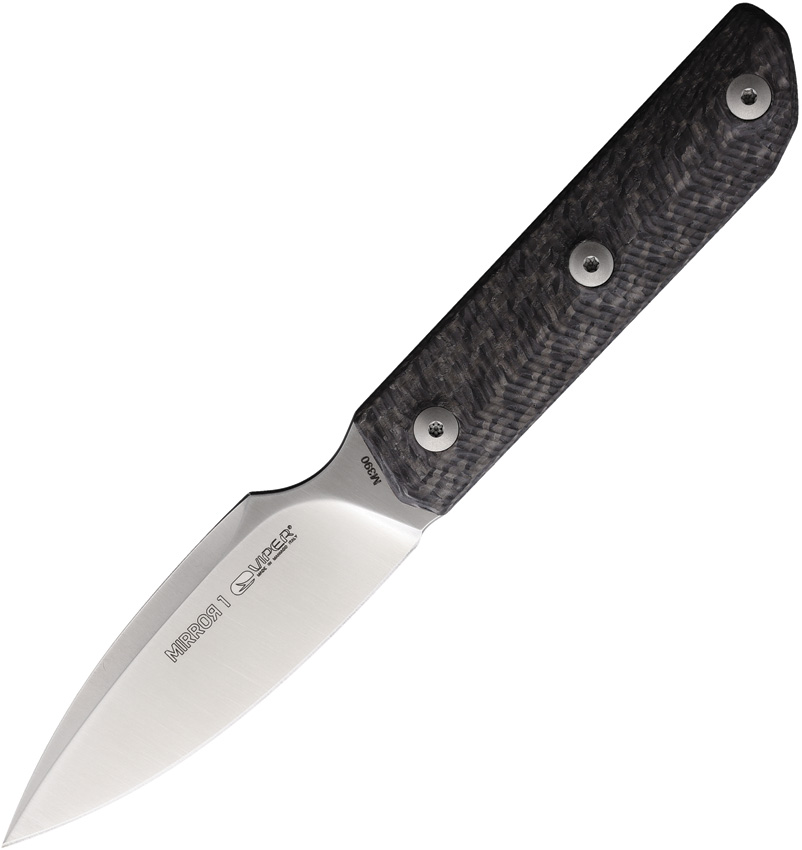 Viper Mirror1 Fixed Blade Knife Carbon Fiber - VT4058CF