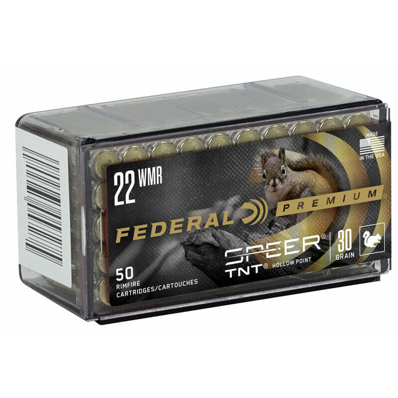 Federal Premium Varmint & Predator 22 WMR 30 Grain Speer TNT Rimfire Ammo (50)