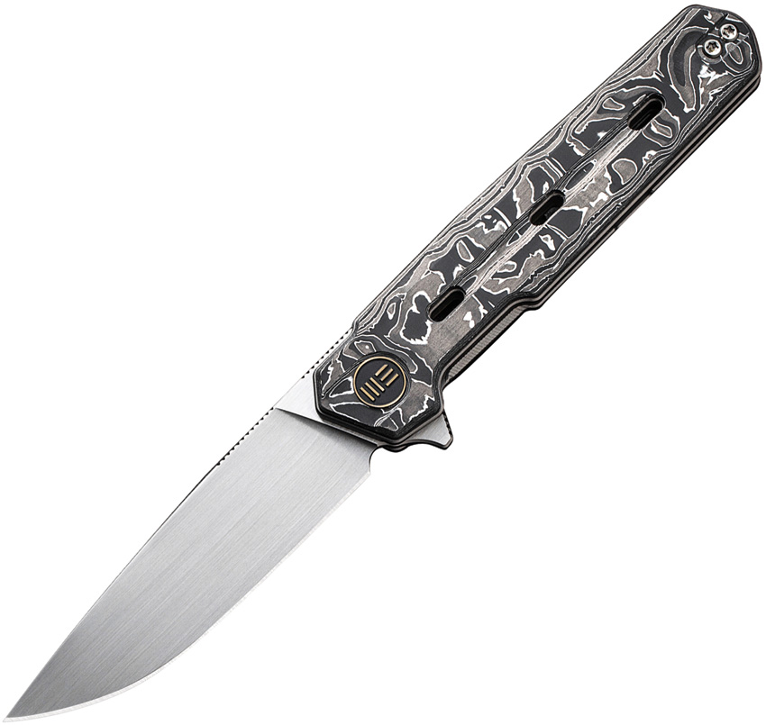 We Knife Co Ltd Navo Linerlock Pocket Knife Aluminum Foil - WE220266