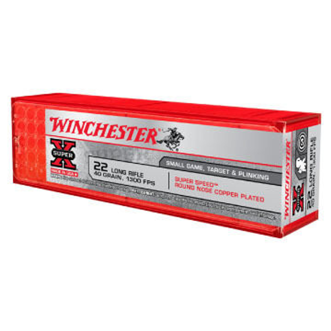 Winchester Super-X 22 LR 40 Grain Super Speed LRN Ammo (100)