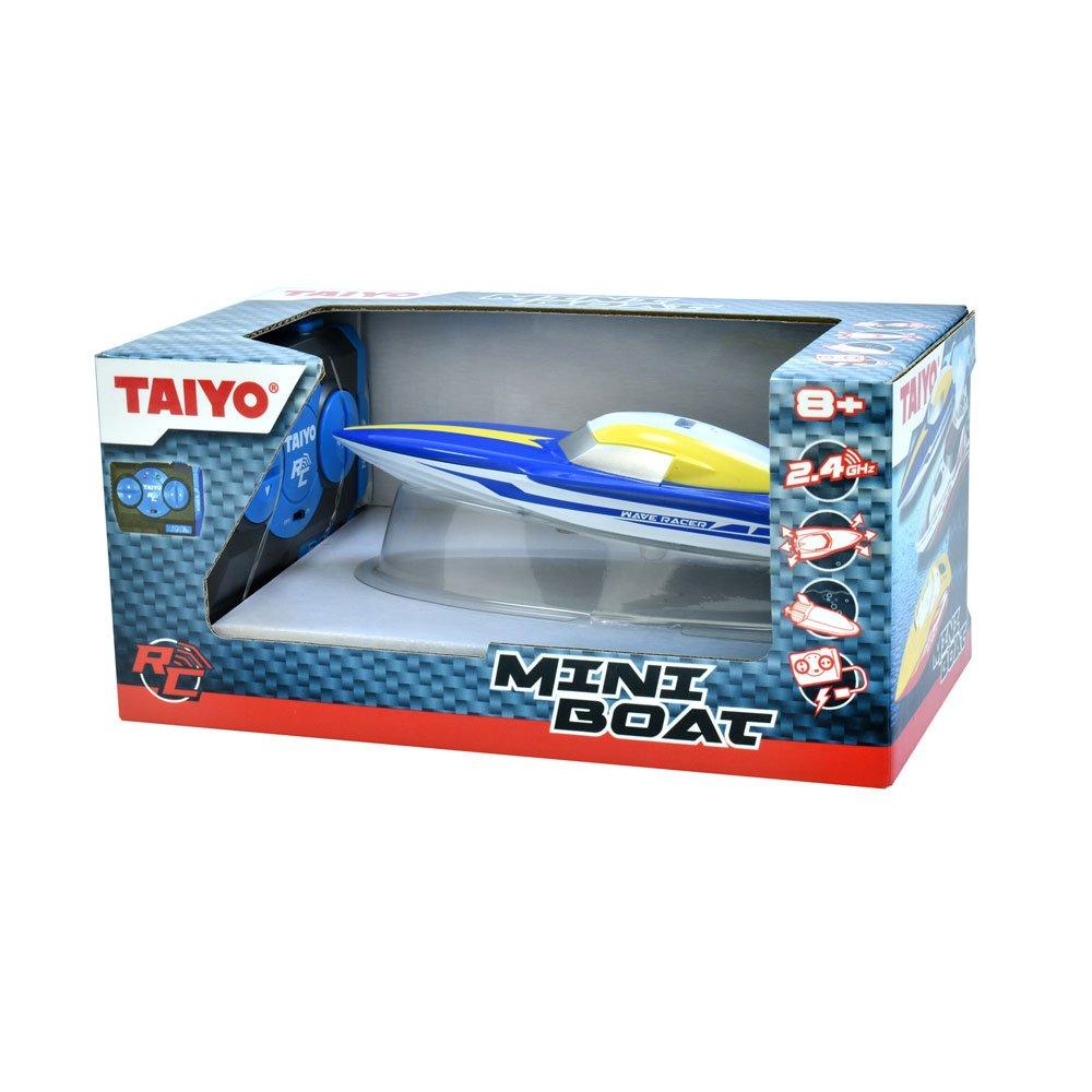 Toy Shock International - Wave Racer Remote Control Mini Boat, Blue White