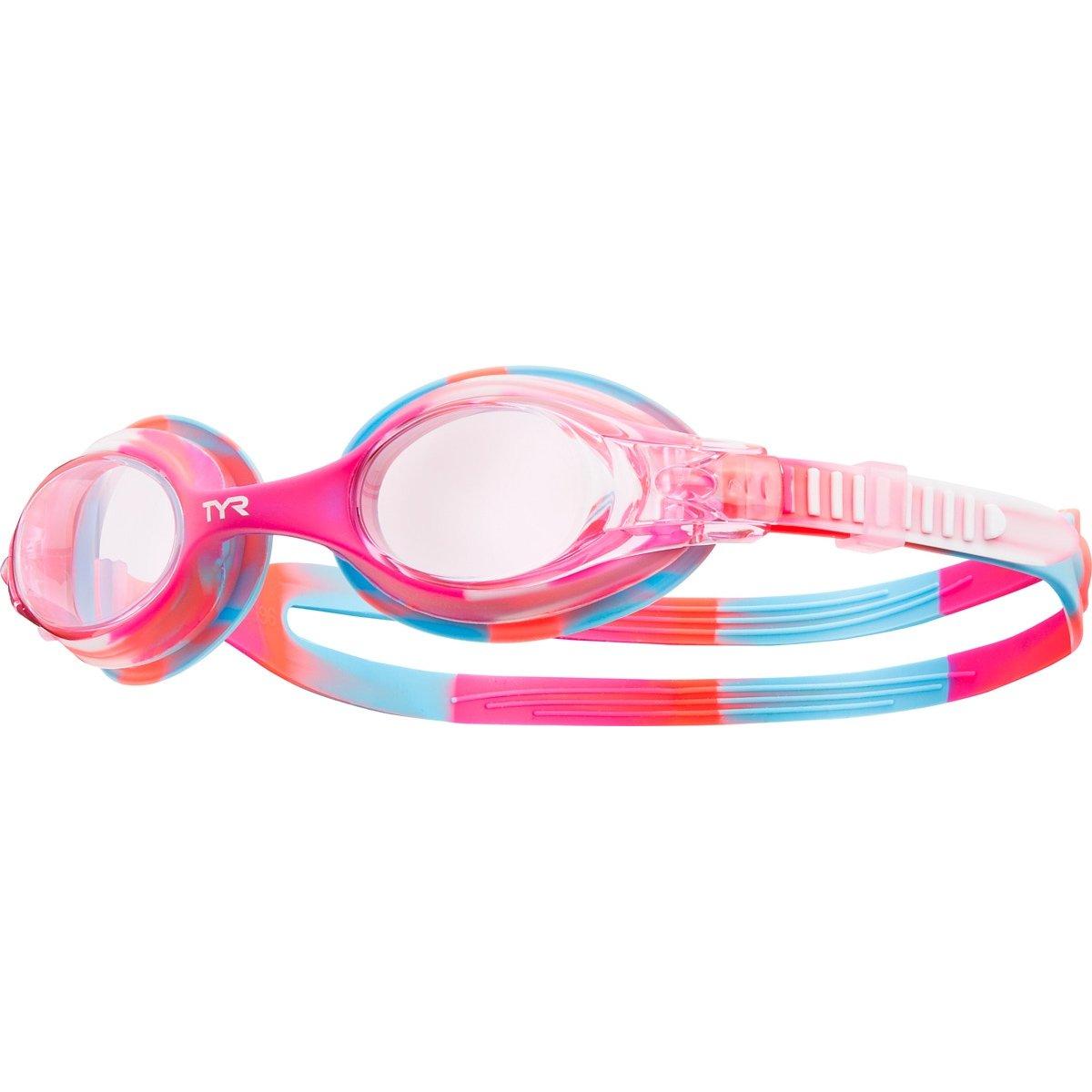 TYR - Swimple Kids Goggles - Tie Dye Pink/White