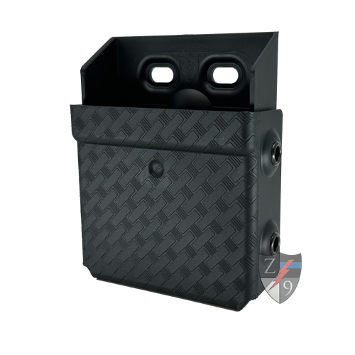 Zero9 Handcuff Case / ASP Black Basket Weave Finish with Tek-Lok Belt Only - Z9S-Z9-4002-BW-TEK