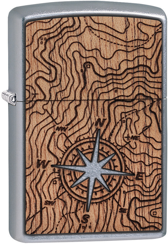 Zippo WoodChuck Compass Lighter - ZO11464