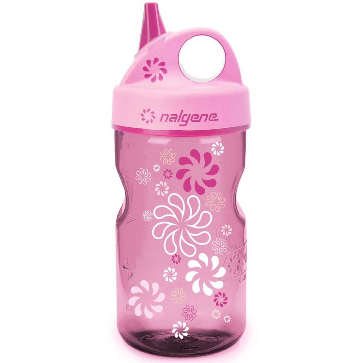 Nalgene Sustain 12 oz. Tritan Grip 'n Gulp Water Bottle - Wheels Pink/Pink