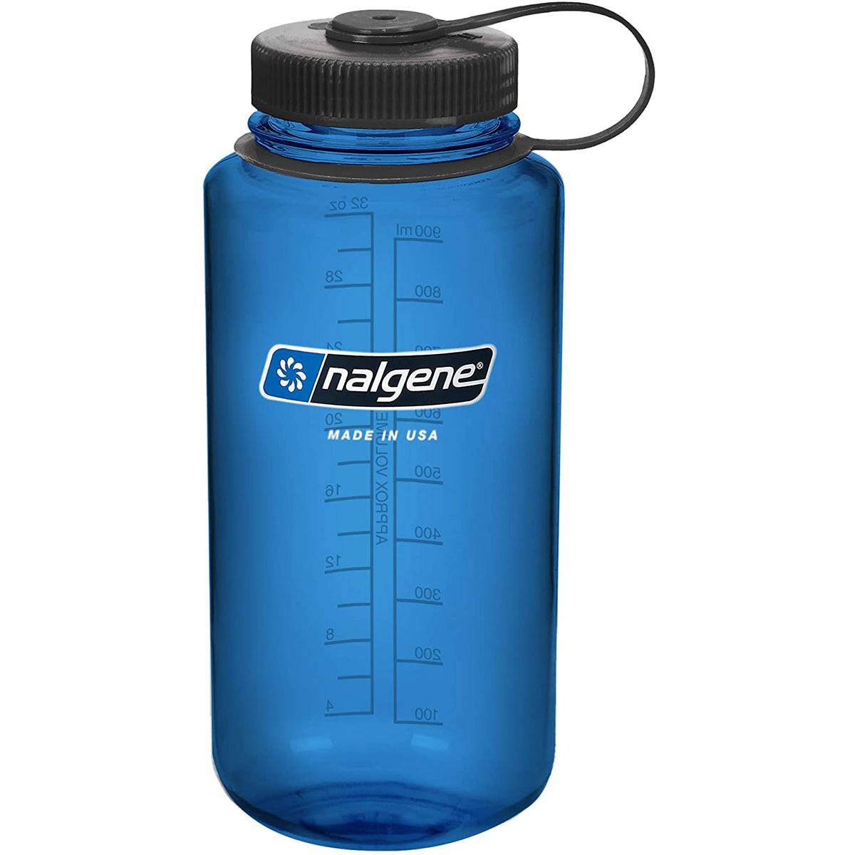 Nalgene Sustain 32 oz. Tritan Wide Mouth Water Bottle - Blue/Black