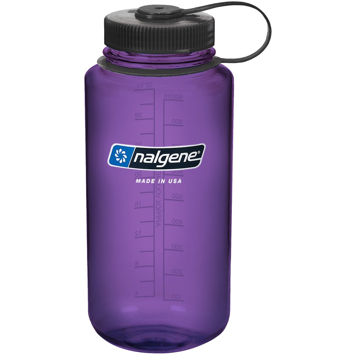 Nalgene Sustain 32 oz. Tritan Wide Mouth Water Bottle - Purple/Black