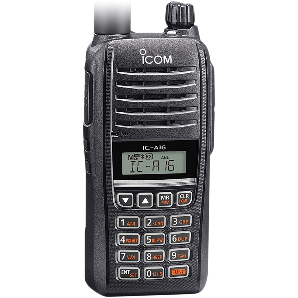 Icom A16 Entry Level Air Band Handheld with Bluetooth