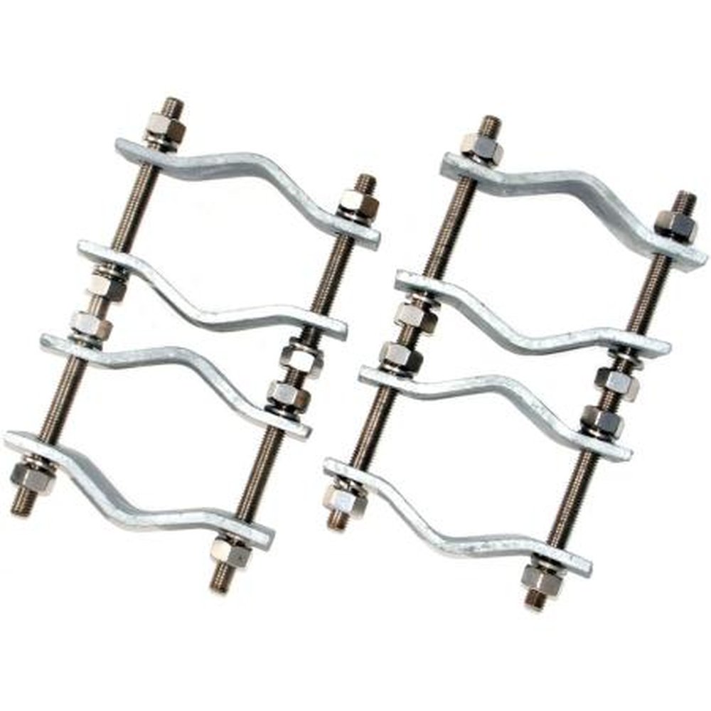 TELEWAVE ANTC482 Mounting Clamp Kit for Base Station Antennas.Non-Welded Center.Set of Two