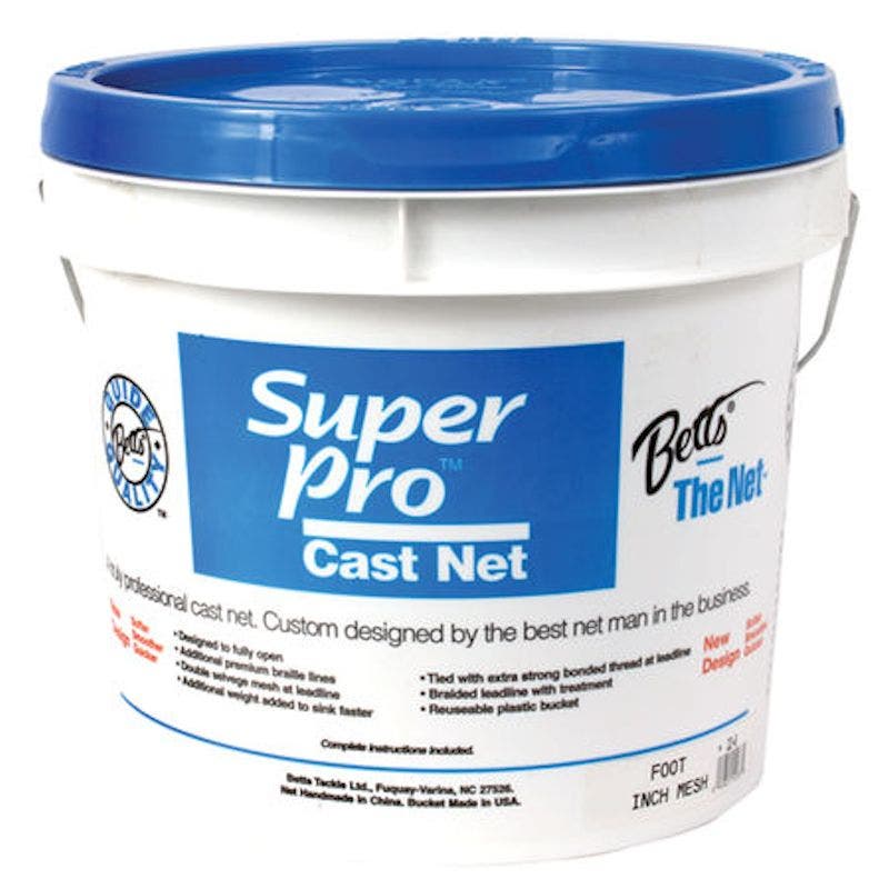 Betts Super Pro 8' Cast Net #20 Series 1/2 Mesh"