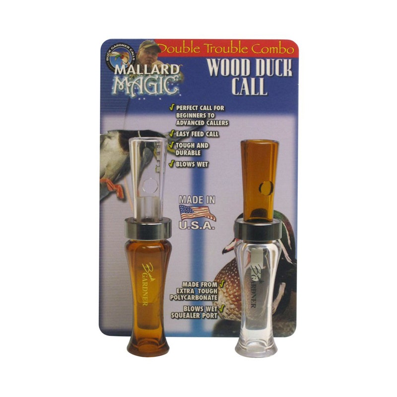 Buck Gardner Calls Mallard Magic and Wood Duck Double Trouble Combo