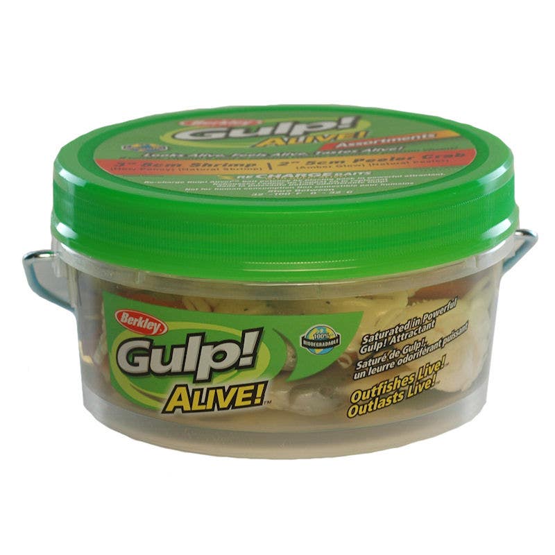 Berkley Gulp! Alive! Shrimp/Peeler Crab Assortment