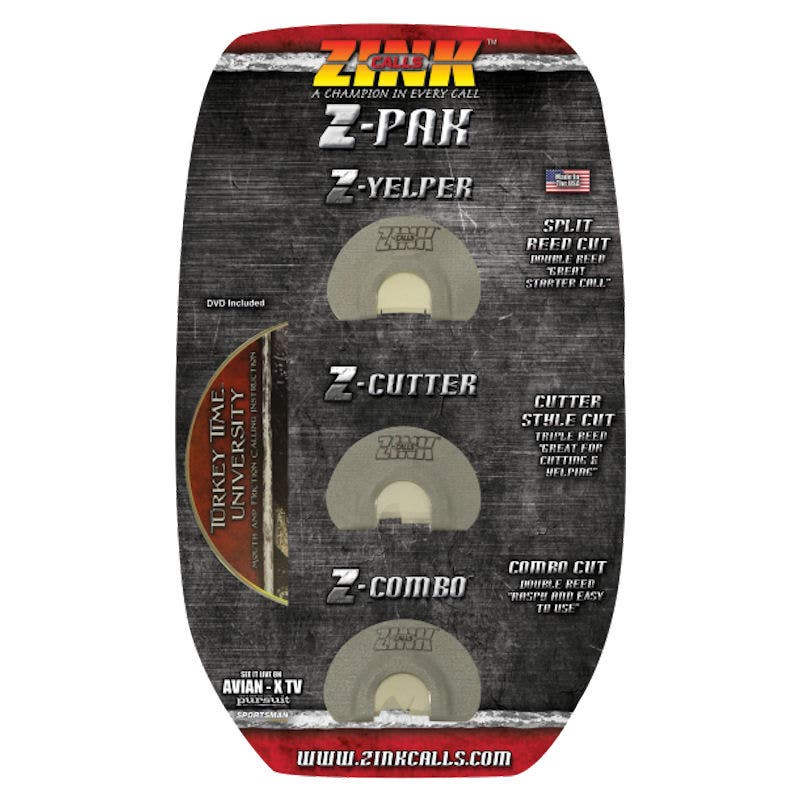 Zink Calls Z-Pak Diaphragm Turkey Calls