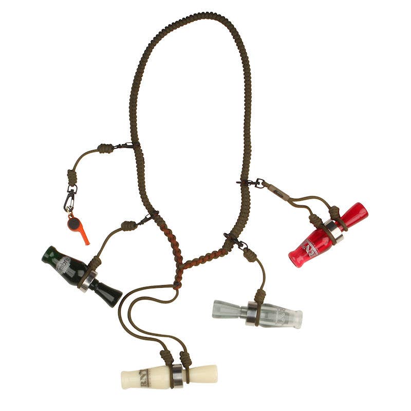 Avery Zipper Braid DIY Lanyard Olive Drab & Chocolate