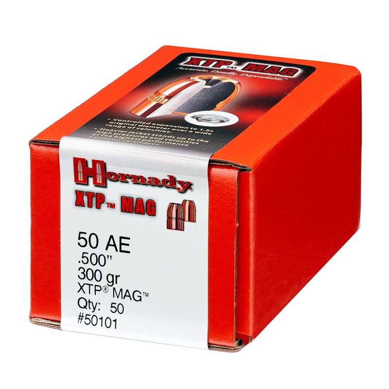 Hornady XTP MAG 50 AE .500 Dia 300 Gr 50/Box