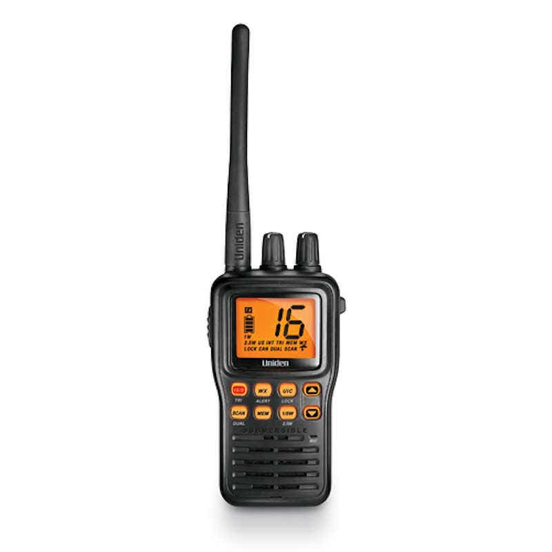 Uniden MHS75 Submersible Handheld Two-Way VHF Marine Radio