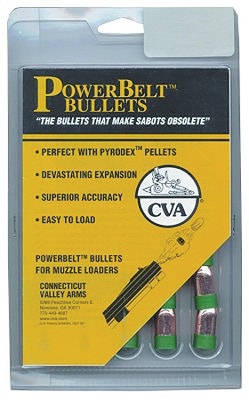 CVA Power Belts Aero Tip Platinum .50 Caliber 270 Gr 15 per Box