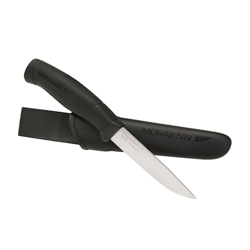 Mora 2000 Utility Knife Rubber Handle Black 4.3"
