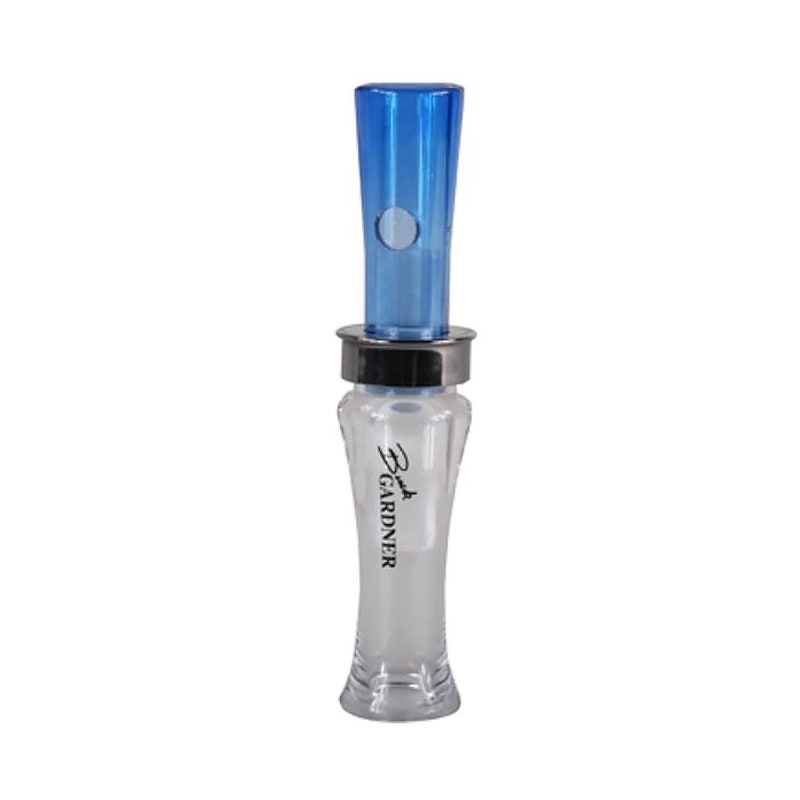 Buck Gardner Calls BlueWing/GreenWing/CinnamonTeal Poly Duck Call Blue/Clear