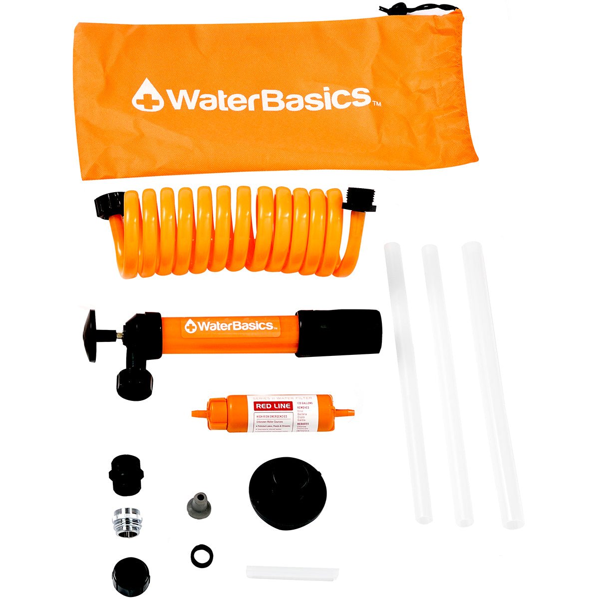 WaterBasics Emergency Pump and Filter Kit for Stored Water