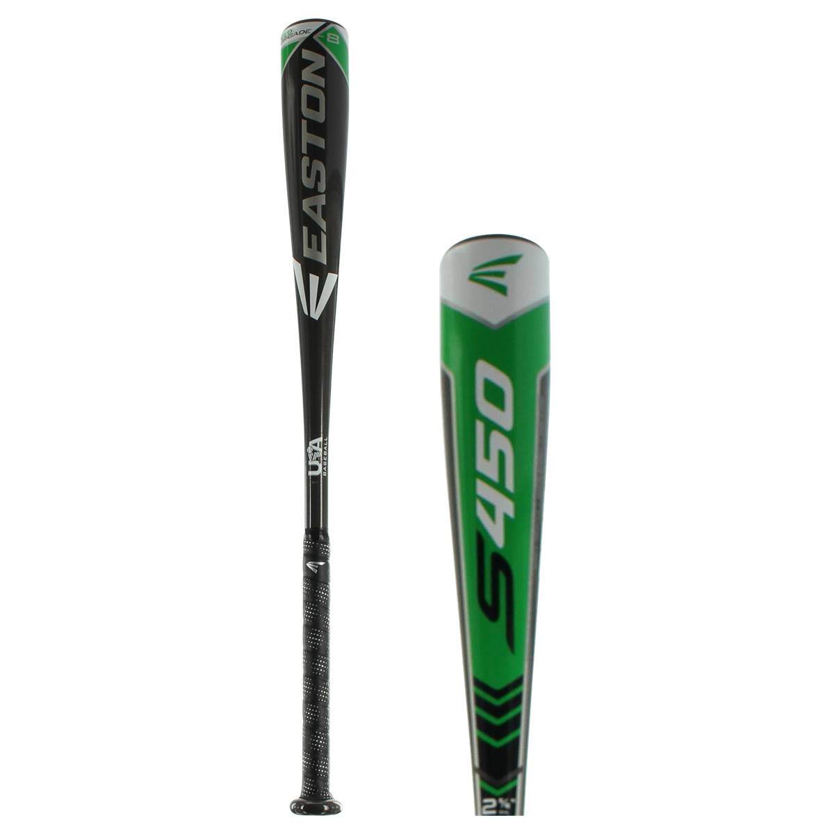 Easton YBB18S4508 28/20 S450 2 5/8 -8 Youth Baseball Bat