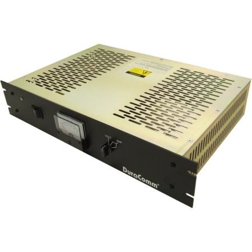 DURACOMM BCR-600-48 55.2V Output, 10.5A Output, 600 Watt Intelligent Rack Mount Battery Charger.Metering for Voltage and Amp.Auto Fan Control,