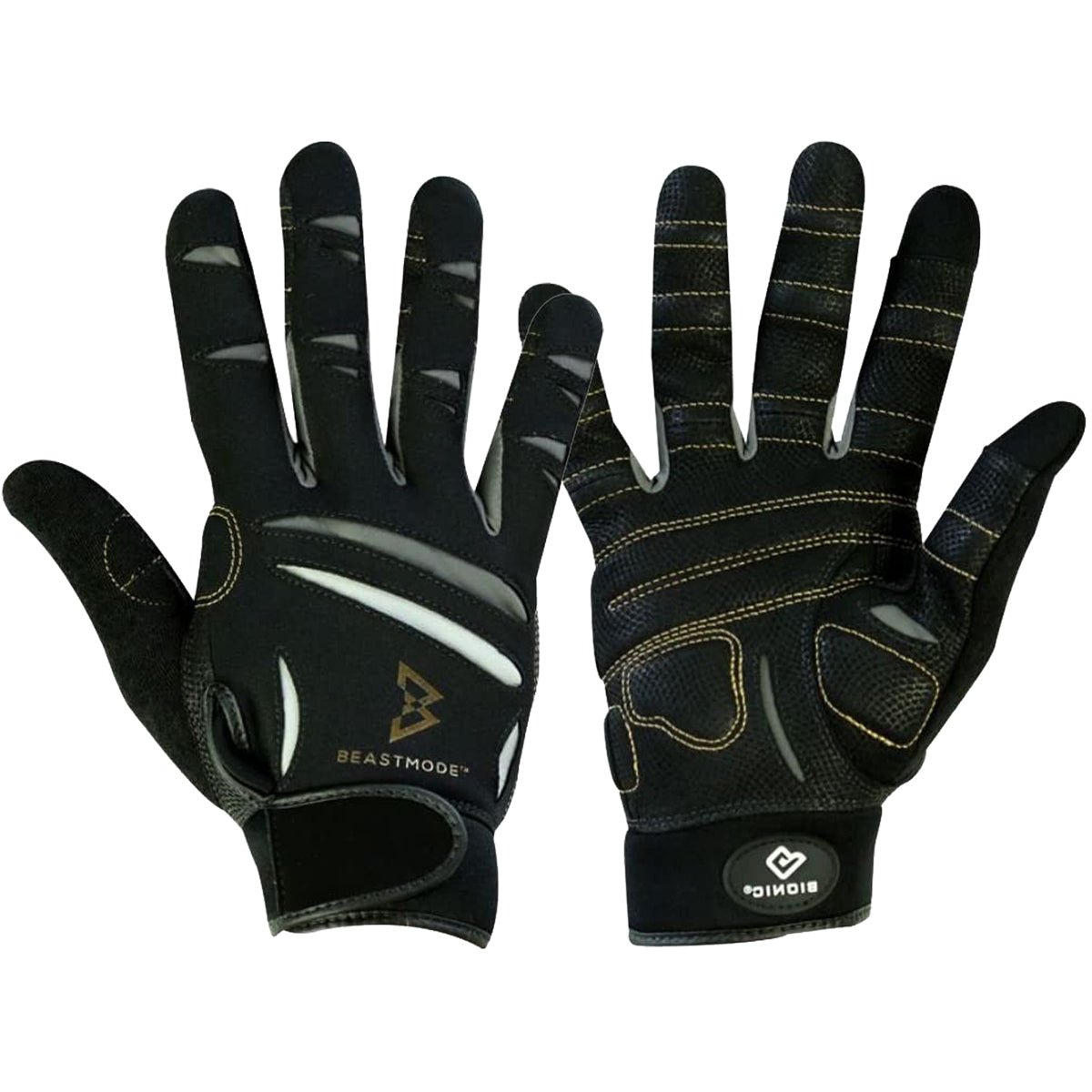 Bionic Women's BeastMode Full Finger Fitness Gloves - Black